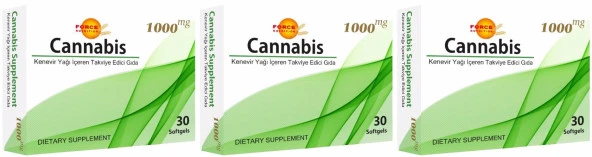 Force Nutrition Cannabis 1000 Mg 3x30 Softgel Kenevir Tohumu Yağı