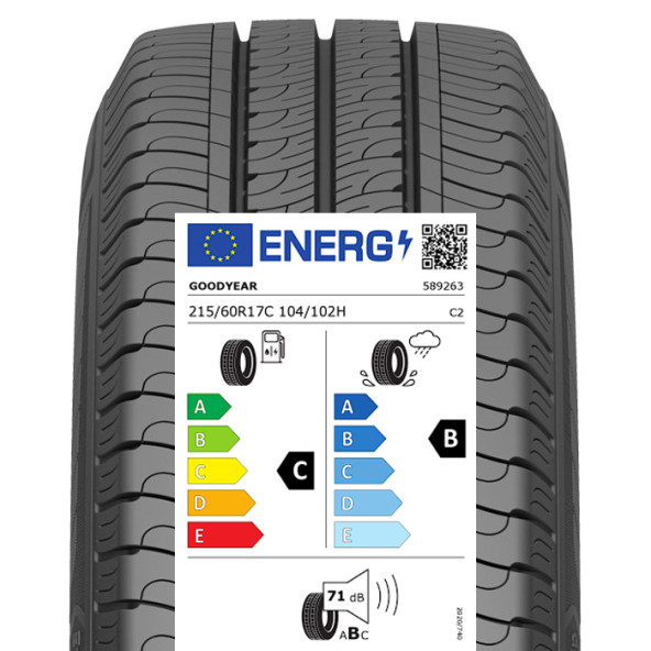 Goodyear EfficientGrip Cargo 2 215/60 R17C 104/102H Yaz Lastiği - 2023 - 4