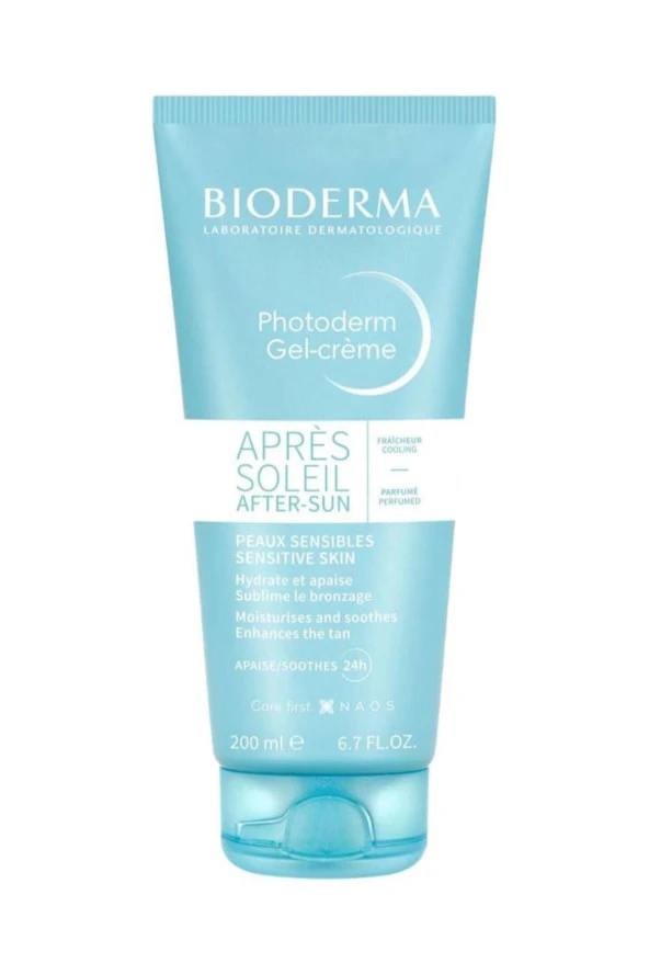 Bioderma Photoderm After Sun Gel-Cream Güneş Sonrası Nemlendirici, Yatıştırıcı Bakım Kremi 200 ml