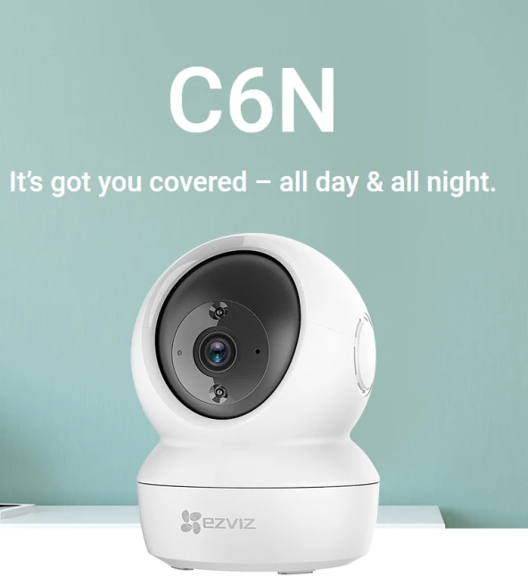 C6n 2mp Akıllı Wi-fi Yatay Ve Dikey Hareketli Kamera Bebek Güvenlik Kamerası