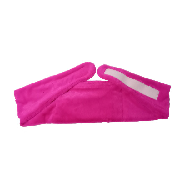 SICAK SU TORBASI BEL VE OMUZ ICIN KUSAK SEKLINDE PELUŞ PEMBE TERMOFOR 1500ML 160x22CM - 6