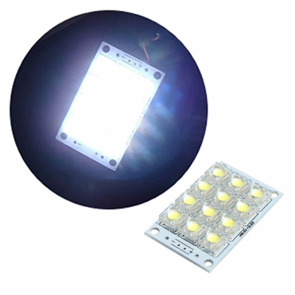 DC 3V 5V 1W Beyaz Led Board Modül 12 Adet Led Masa Gece Lambası Mobil Aydınlatma Işık Hw-5v-12Led - 2