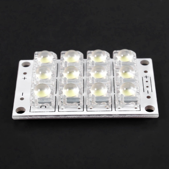 DC 3V 5V 1W Beyaz Led Board Modül 12 Adet Led Masa Gece Lambası Mobil Aydınlatma Işık Hw-5v-12Led - 3