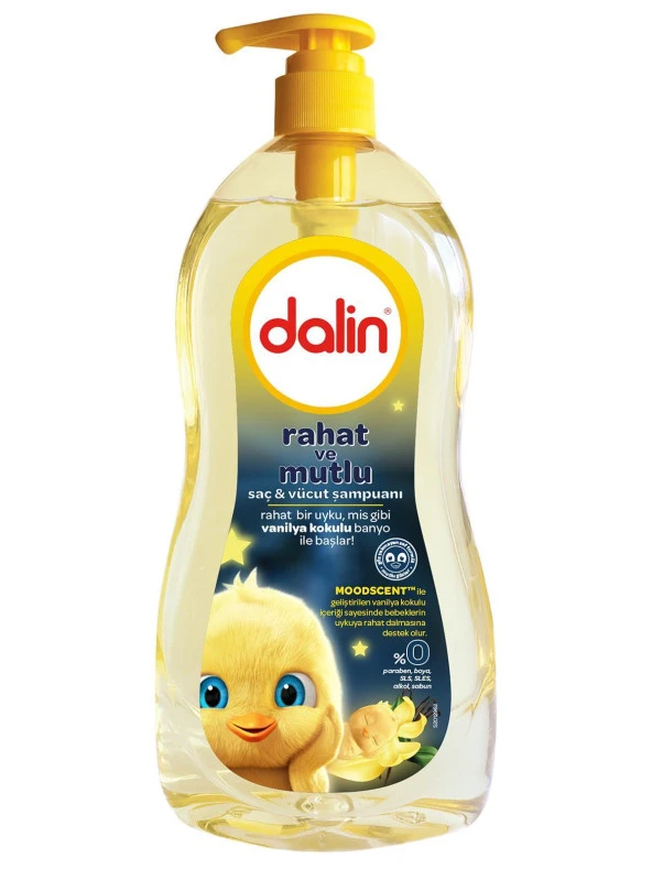 Dalin Rahatlatıcı Vanilya Kokulu Saç & Vücut Şampuanı 700 ml