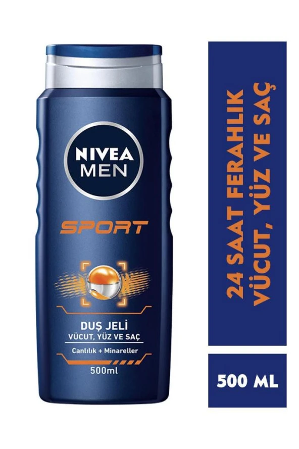 Nivea Sport Duş Jeli 500Ml Erkek