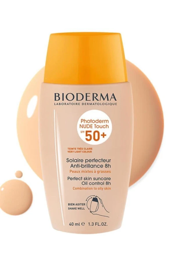 Bioderma Photoderm Nude Touch Very Light Spf50 40 ml