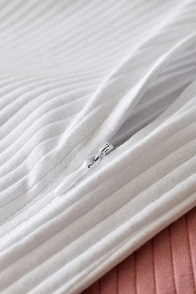 Bebek Fermuarlı Tulum, %95 Organik Pamuk - %5 Elastan, Bebek ve Yenidoğan Serisi - CSYR4611 - 8