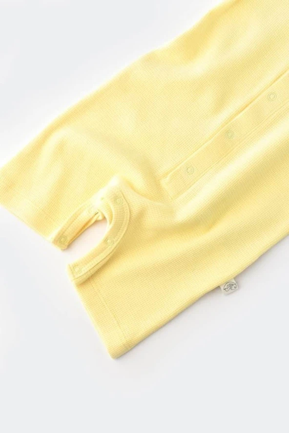 Bebek Şort Kollu Tulum, %100 Organik Pamuk, Bebek ve Yenidoğan Serisi - CSYW1016 - 5