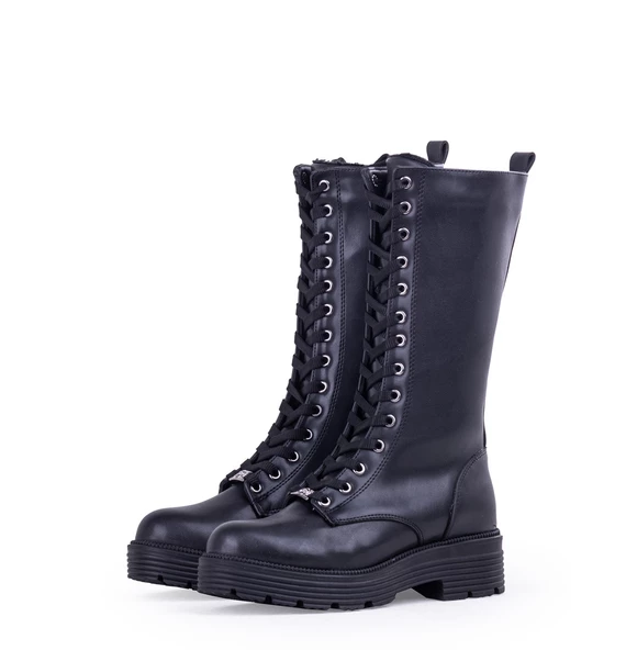 Pierre Cardin Fermuarlı Bağcıklı Kadın Postal Bot - 2