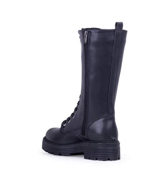 Pierre Cardin Fermuarlı Bağcıklı Kadın Postal Bot - 4