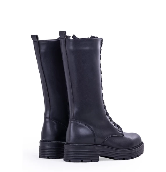 Pierre Cardin Fermuarlı Bağcıklı Kadın Postal Bot - 3