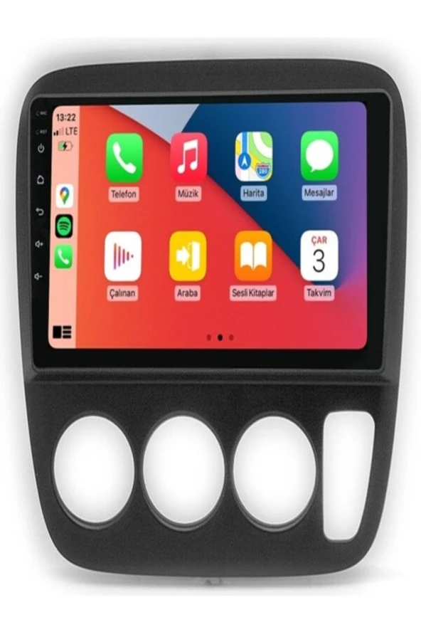 Newspace Honda Crv 1995-2001 Android 6Gb Ram 128Gb Rom 8 Çekirdek Carplay Multimedya Uyumlu ürün görseli 1