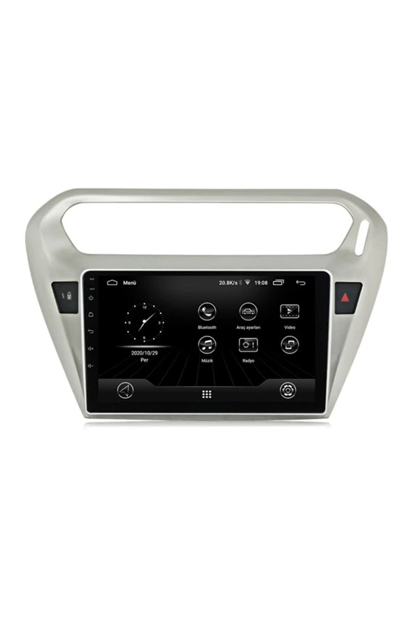 Newspace Peugeot 301 Android 4Gb Ram 64Gb Rom Qled Ekran 8 Çekirdek Navigasyon Multimedya Oto Teyp