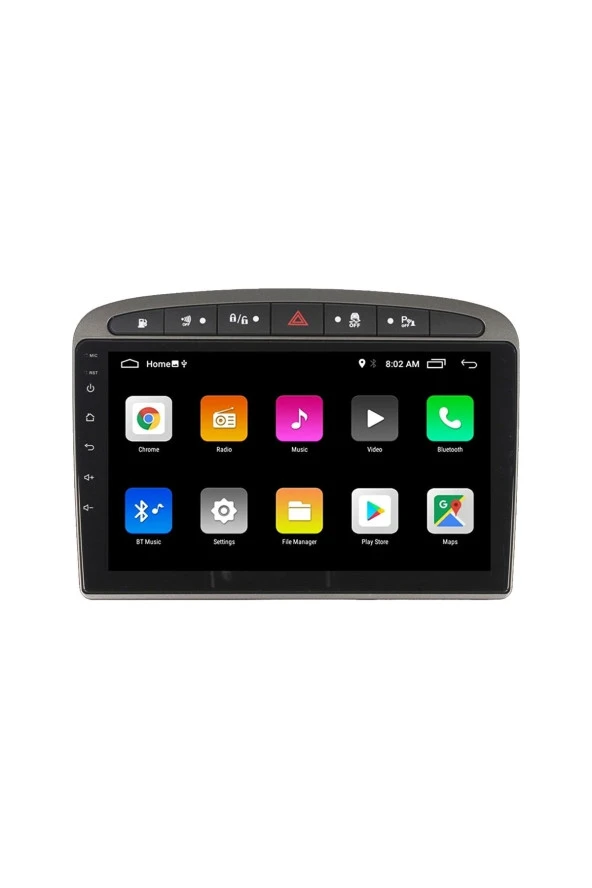 Newspace Peuegot 308 Full Hd 2Gb Ram 32Gb Rom Carplay Android Multimedya Navigasyon Oto Teyp