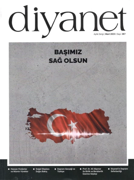 Diyanet Aylık 387.Sayı Mart 2023 ürün görseli 1