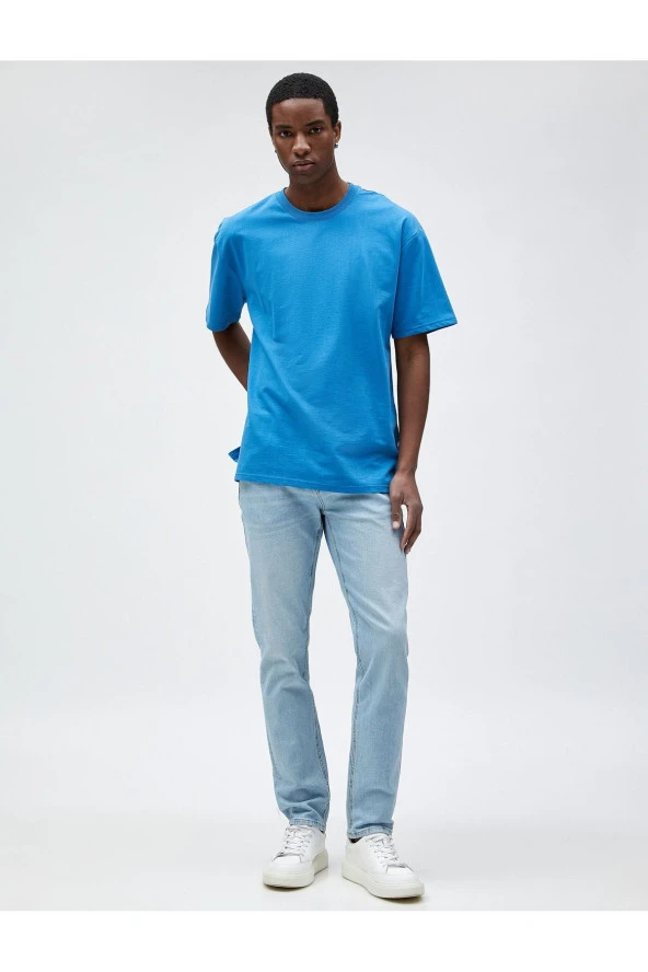 Slim Fit Kot Pantolon - Brad Jean - 2