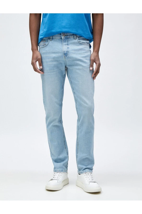Slim Fit Kot Pantolon - Brad Jean - 3