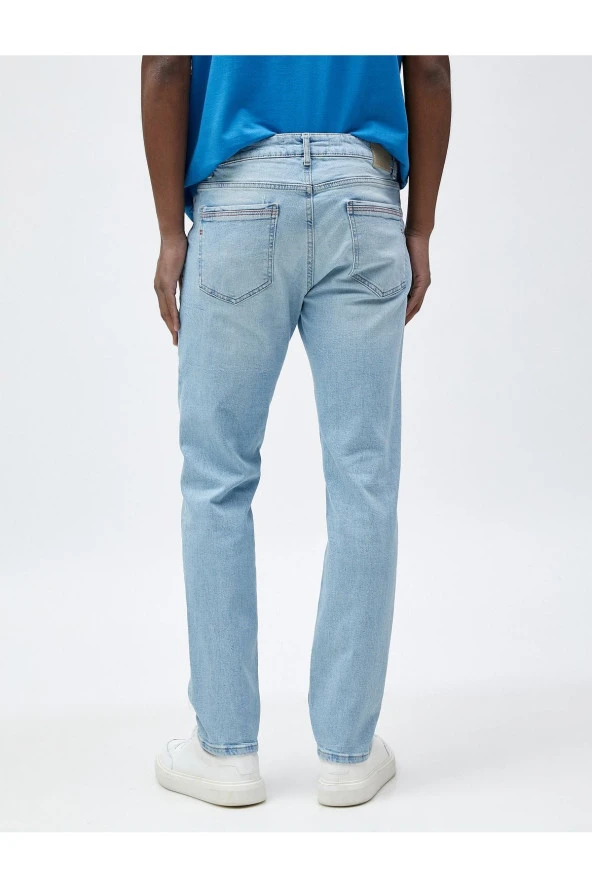 Slim Fit Kot Pantolon - Brad Jean - 4