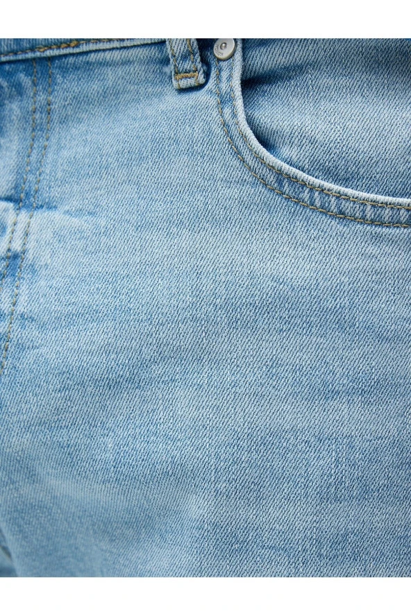 Slim Fit Kot Pantolon - Brad Jean - 6
