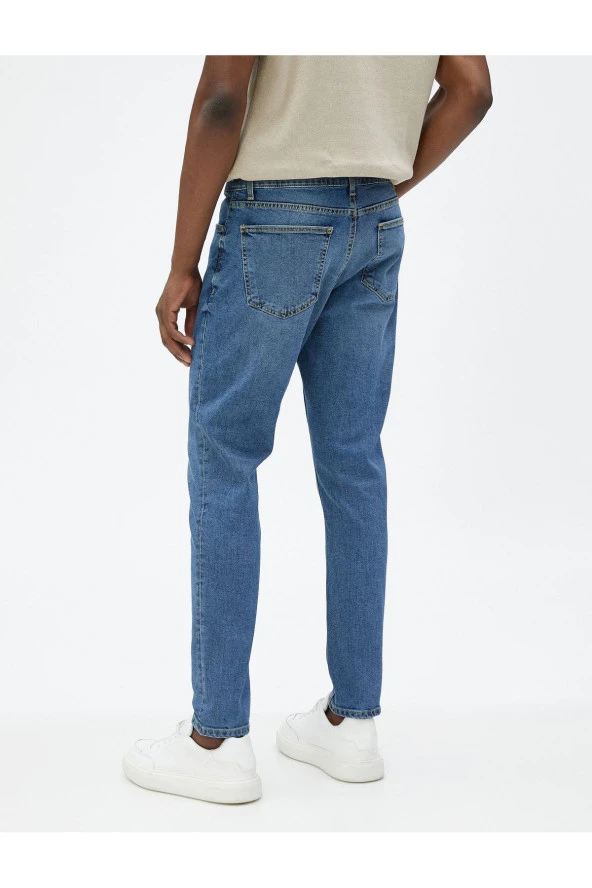 Skinny Fit Kot Pantolon - Michael Jean - Resim 4