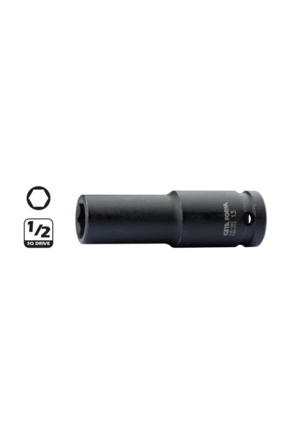 Ceta Form C64-h27 27mm 1/2" 6 Köşe Derin Havalı Lokma Anahtar