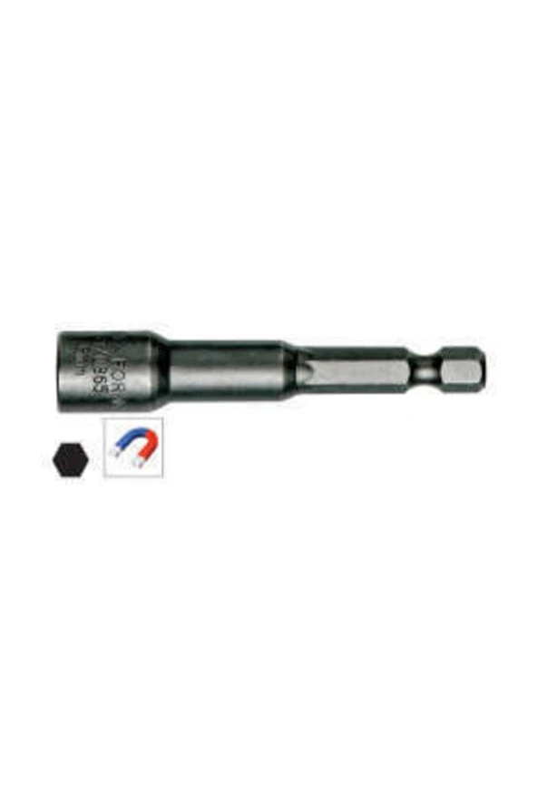 Ceta Form Bt/1265 12 Mm Manyetik Lokma Uç (somun Tutucu) - 65 Mm - 2