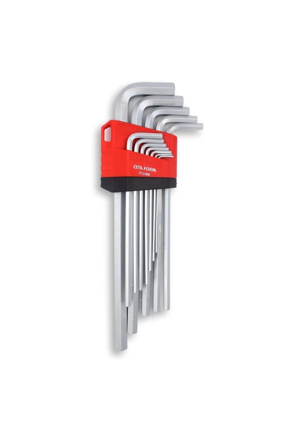 Ceta Form 1,5 - 12 Mm Uzun Allen Takımı 12 Parça Lt12/800