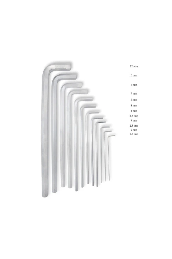 Ceta Form 1,5 - 12 Mm Uzun Allen Takımı 12 Parça Lt12/800 - 2