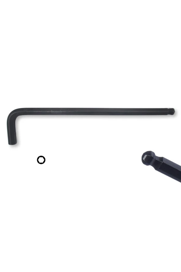 Ceta Form 1/16" - 3/8" Topbaşlı Uzun Inch Allen Takımı 9 Parça Lt/900af - Resim 2