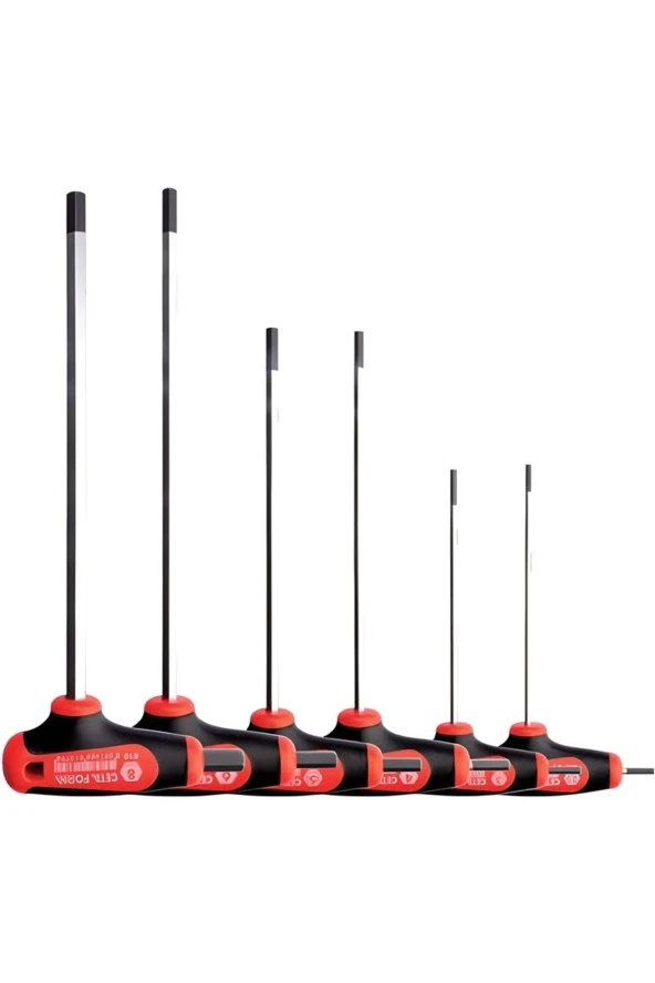 Ceta Form T Saplı Allen Anahtar Takımı 6 Parça K99-10-06 ürün görseli