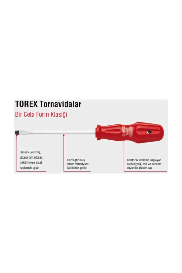 Ceta Form 4400/t25m Torex Torx Uçlu Tornavidalar T25x100 ürün görseli