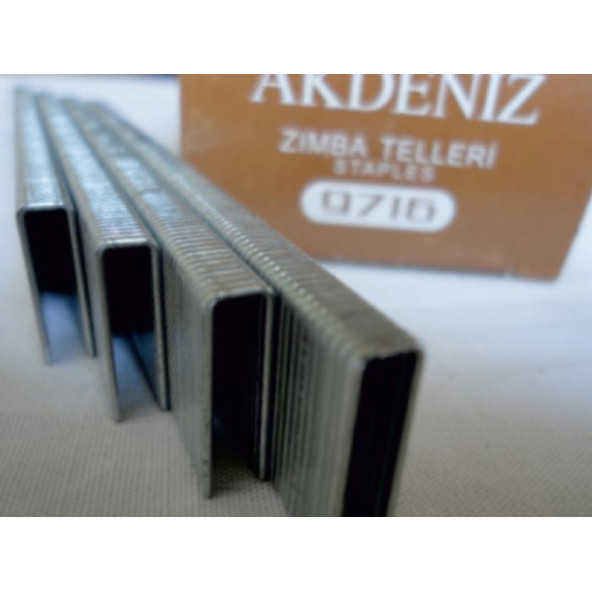 Akdeniz 97 Serisi 21 Ga Zımba Telleri 9710 10 mm 5000 Adet