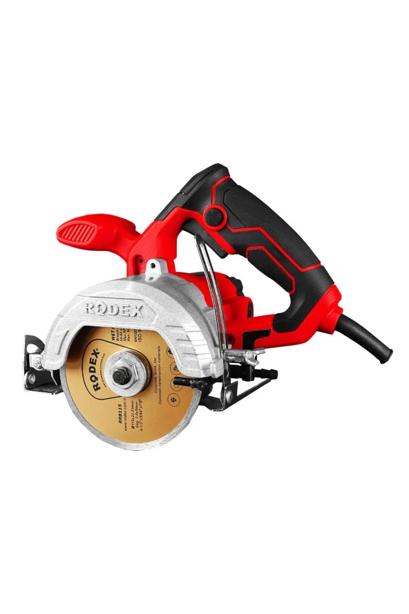 Rodex RDX3881 Mermer Seramik Taş Kesme Makinesi Çok Mamaçlı Daire Testere Makinası 125mm 1300W - 2
