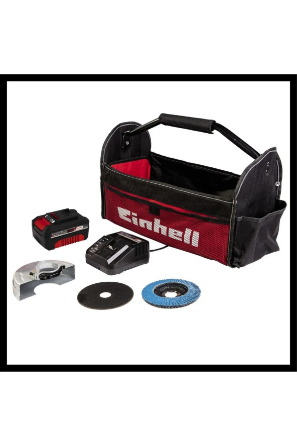Einhell TE-AG 18/115 Li Kit (1x4,0 Ah), Akülü Avuç Taşlama - 4