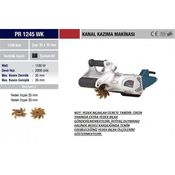 Proter Pr 1245 Wk Kanal Açma Makinesi - 2