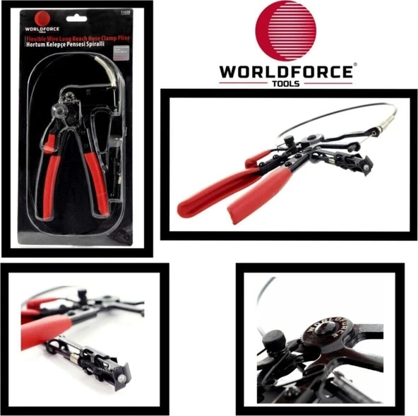 Worldforce 11034 Hortum Kelepçe Pensesi