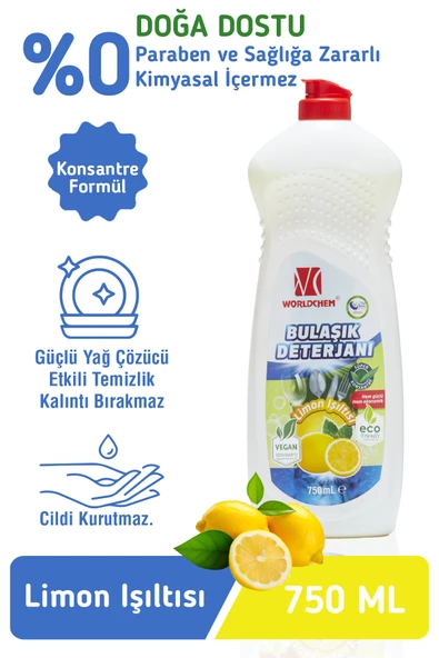 Bitkisel Bulaşık Deterjanı Elde Vegan Çevre Dostu Helal Sertifikalı 750 ml - 2
