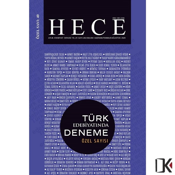 HECE Dergi - Türk Edebiyatında Deneme Özel Sayısı - 1