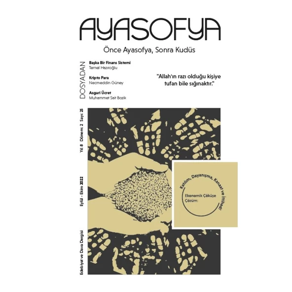 Ayasofya 25.Sayı Eylül-Ekim 2022 ürün görseli