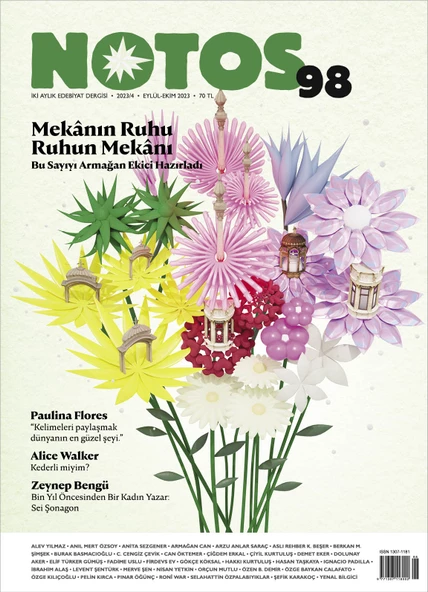 Notos 98.Sayı Eylül-Ekim 2023 ürün görseli 1