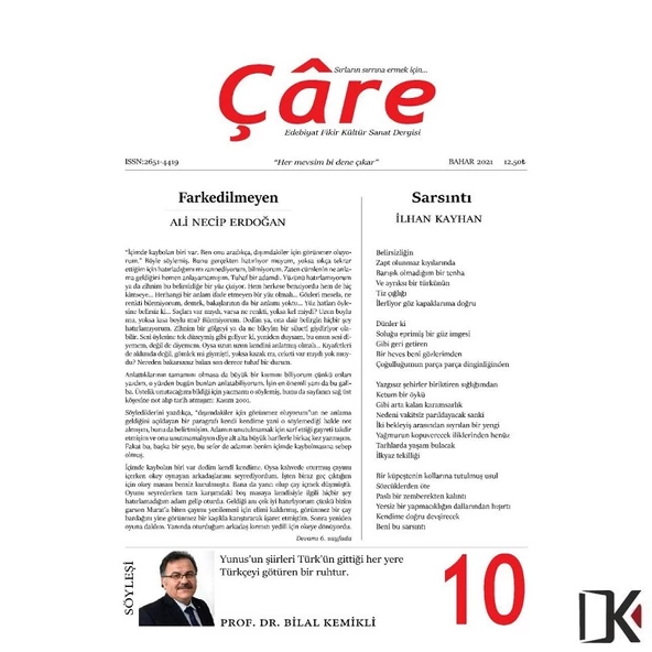 Çâre 10.Sayı Bahar 2021 ürün görseli