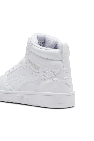 Puma Rebound V6 Mid Jr 393831 05 Unisex Sneaker Ayakkabı Beyaz 35,5-40 - 5