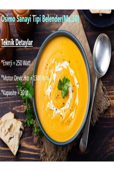 OSİMO Sanayi Tipi El Blender 30 Cm (MX.30) - 3