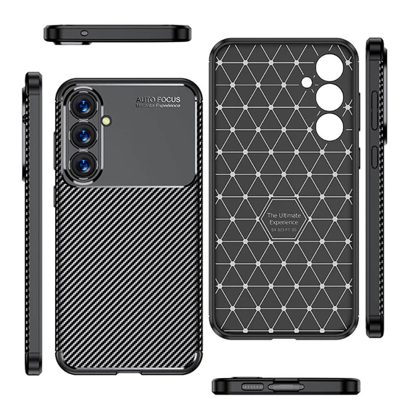 Vendas Samsung Galaxy S23 FE Kılıf Zore Negro Silikon Kapak - 5