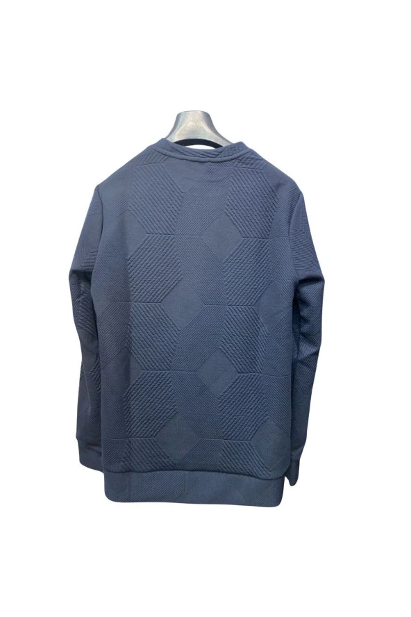 PREMİUM SVR O YAKA DESENLİ TRİKO SWEAT - 6