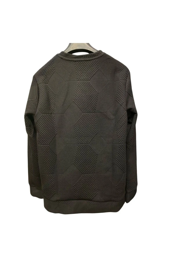 PREMİUM SVR O YAKA DESENLİ TRİKO SWEAT - 12