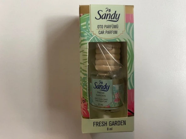 Pereja Sandy Fresh Garden (Taze Bahçe) 8 ml Oto Kokusu Cam