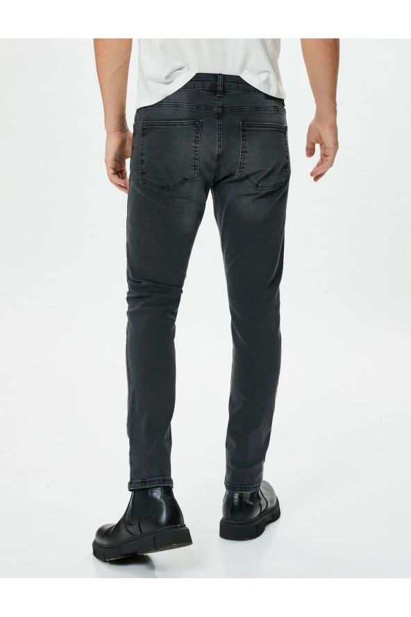 Erkek Siyah Jeans - 10