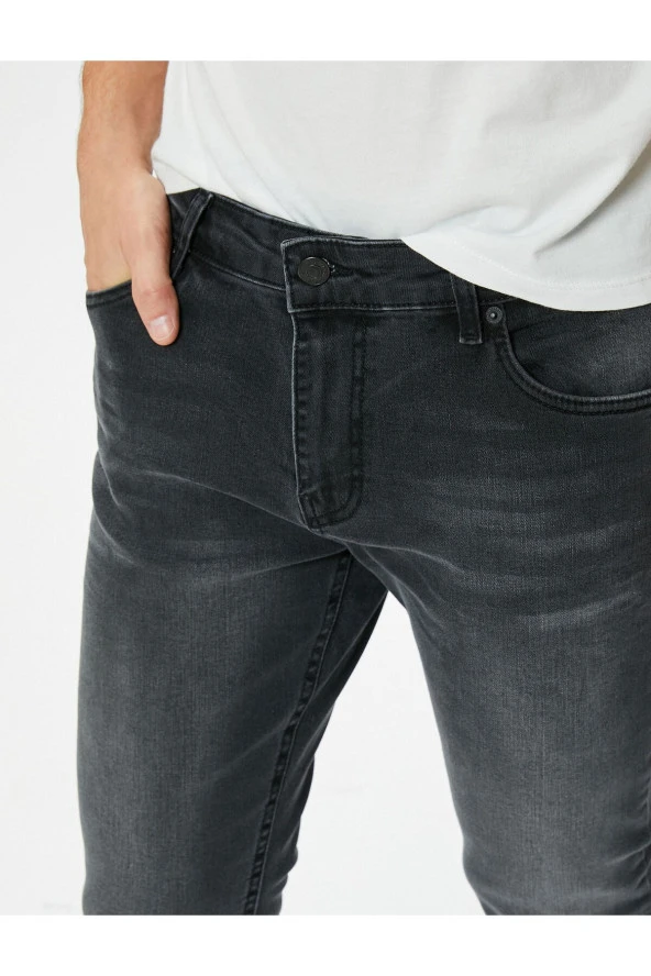 Erkek Siyah Jeans - 11