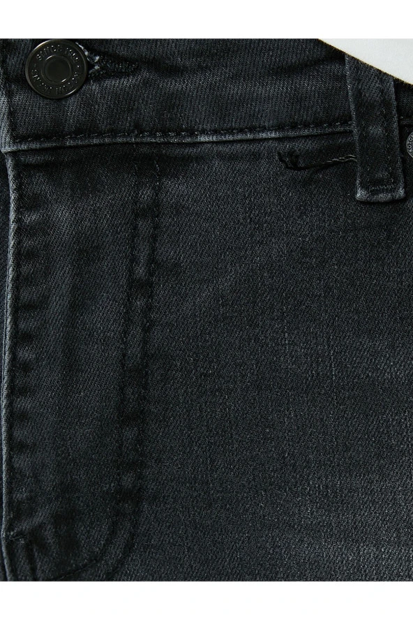 Erkek Siyah Jeans - 12
